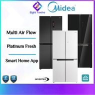 [EXPRESS DELIVERY] MIDEA Refrigerator 4 door Large Inverter Fridge Peti Sejuk | 580L/570L/507L | MDR