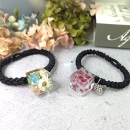 永生花樹脂髮圈 花間集 大冰塊滿天星