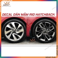 Rio Hatchback wheel Decal (set of 5 wheels)