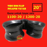 1100-20 / 1200-20 Lapik Baru Tayar Lori Pelapik Tak pernah pakai - New Lorry Tire Rim Flaps Hino Del