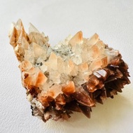 大冶羽毛方解石 牛10 原礦水晶礦標寶石 吸引力法則 顯化脈輪高頻