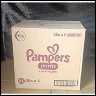 ✢ Pampers Diaper Pants XL 26 [MFG 2024]
