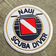 NAUI Scuba Diver embroidered patch