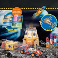Mobil jalan Dan Roket tembak tanpa baterai puzzle 3D mainan interaktif