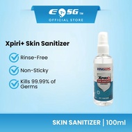 Hand Sanitizer Kingers Xpiri Hand Gel (100ML) - 70% Alcohol, Kills 99.99% Germs, Rinse-Free, Non-S