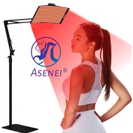 Asenei Red Light Therapy for Face and Body, Red Infrared Light Therapy Lamp with Stand Led 660nm Red