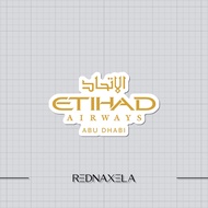 Vinyl Etihad Airways Sticker Outdoor Luggage Sticker Waterproof Sticker