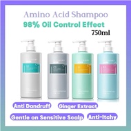 Huajishi Amino Acid Flowery 750ML Hair Shampoo Body Shampoo 花肌氏氨基酸控油去屑洗发水 Saloon Shampoo Oil Control