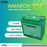 AP-ETX9R AMARON Pro Bike Rider Motorcycle Battery Maintenance Free Kawasaki Barako Electric Start. SuzukiGS175B Electric Start