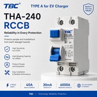 TYPE A 40A 0.03 30mA ELCB RCCB 2P 40A (DETECT AC & DC LEAKING)