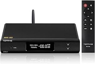 Topping D90LE HiFi DAC Bluetooth 5.0 ES9038PRO DSD512 PCM32bit/768kHz USB/Coax/Opt/AES/IIS Desktop Audio Preamp Decoder (Black)