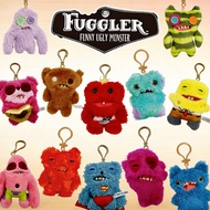 Funny Ugly Superman Fuggler Tooth Monster Stuffed Doll 10cm Spongebob Fuggler Plush Keychain