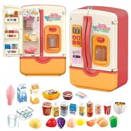Best-Selling Pretend Kitchen Playset - Realistic Refrigerator & Microwave for Aspiring Little Chefs 