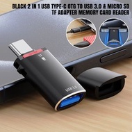Type C OTG TF讀卡器 黑色