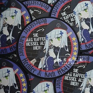 Girls Frontline HK416 Tactical Morale Badge Two-Dimensional Young Front Ke Lukai Merchandise PVC Vel