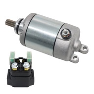 Electrical Engine Set Starter Motor And Relay For YAMAHA Motorcycle R6 YFZ-R6 YZFR6 2006-2016 OEM Pa