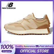 100% Original New Balance NB 327 Khaki Brown MS327AAN for Men and Women Retro Casual Running Shoes【Fast Shipping】