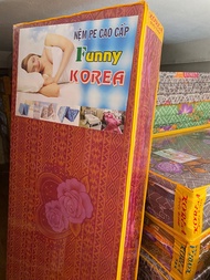 Nệm xếp gấp 3 tấm (dày 10cm) —-(kích thước 1m8 dài 2m)