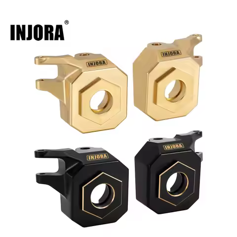 INJORA Brass Steering Knuckle for 1/10 RC Crawler SCX10 III AR45 Straight Axle