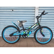 HTG 20" Kids Bike Basikal Budak Single Speed BMX Kids Bicycle Ready Stock 20 Inch
