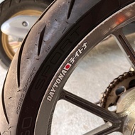 DAYTONA Rim Sticker Transparent uv Print
