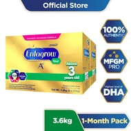 Enfagrow A+ Four Powdered Milk Drink for 3+ Years Old 3.6kg -Gift