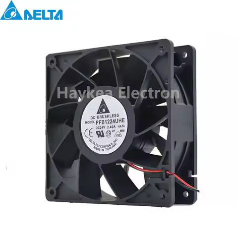 2 pin 2 wires for delta PFB1224UHE 12CM 12038 DC 24V 2.40A inverter cooling fan violence COOLER