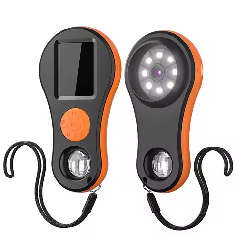 2.0'' IPS 500X Digital Magnifying Glass with 8 LEDs Handheld Portable Microscope Camera Check Jewelr
