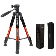 ZOMEI Original Tripod Q111 Q666 ZM1200 M5 M6 T70 Aluminum Portable Travel Lightweight Tripod Stand F