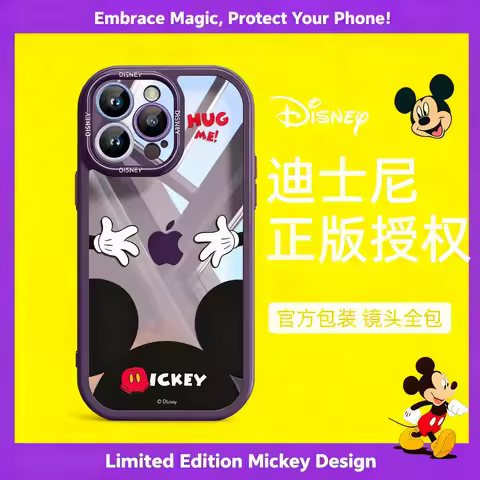 Mickey Mouse Head Palm Cartoon Phone Case for iPhone 16 15 Pro Huawei Honor 17 High Quality Advanced