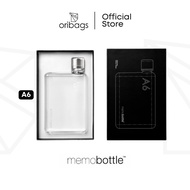 Memobottle A6 375ml Flat BPA-Free Bottle | Slim Leakproof Water Bottle SG | Fits in Handbag & Laptop