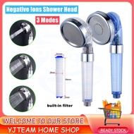 🇸🇬Ready Stock🇸🇬 3 Modes Negative Ions Bathroom Handheld Water Saving Shower Head Set With Filters Handheld High Pressure Shower Head 沐浴头