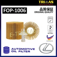 HITAM Trimas Oil Filter Lexus RX350 RX270 ES200 ES250 ES300h ES350 GS200T NX200 Enjin Black Oil Filter 04152-31090 YZZA1