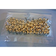 DIY 14K Gold ( 585 ) Filled Bali Beads Round Suasa Crystal Bead 3mm Size Jewelry Making Smooth Manik