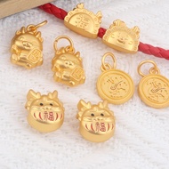 [JJ] Diy Jewelry Accessories Vietnam Benming Year of the Dragon Year of the Dragon Dumpling Dragon Lucky Dragon Pendant Bracelet Head Rope Material Batch