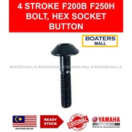 YAMAHA OUTBOARD 90111-06142 BOLT, HEX SOCKET BUTTON 4 STROKE F200B F250H - BOATERS MALL