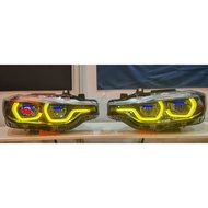 BMW F30 3 series F80 M3-Style Headlights | Dual-Color CSL Daylight | Plug & Play