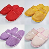 {Reena Fashion} Cotton Anti-Slip Portable Disposable Slippers For Homestay , Hotel , Bathroom , Spa &amp; Indoor Room