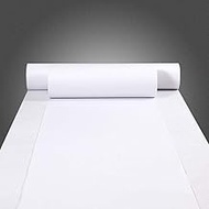 3 x 15 ft Aisle Runners Wedding Accessories 2mm White Aisle Runner Carpet Rugs for Step and Repeat D