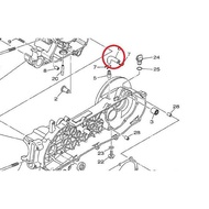 R7 B8 transmission breather hose and clip SPORTY/MIO SOUL YAMAHA GENUINE PARTS