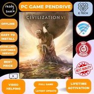 [ PC Game ] Sid Meiers Civilization 6 Deluxe Edition - Offline [ Pendrive 32 GB ]