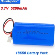 3.7V 5200mAh 1S2P 18650 Lithium-Ion Charging, Used for CCTV Camera, etc.