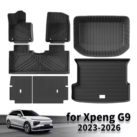 for Xpeng G9 2023 2024 2025 2026 Waterproof TPE Car Mats 3D Laser Scanning Perfect Fit Odorless Acce