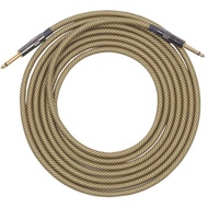 American LAVA Cable VINTAGE TWEED 20 Feet 6 Meters Straight To Guitar BASS Lead