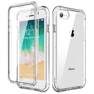 สำหรับ iPhone SE 2020 / iPhone SE2 Case 360 องศา [Crystal Clear] เคสใสด้านหน้าและด้านหลังเต็มร่างกาย