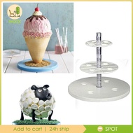 [Ihoce] 3 Tier Cake Stand Dessert Stand Tier Cake Support for Birthday Wedding Party