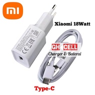 Original Xiaomi Fast Charging Charger 18W Type-C Redmi 8 8A Redmi 9 Code 494