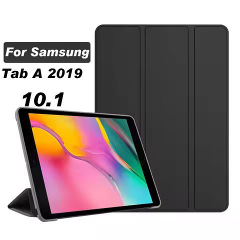 For Samsung Tab A 2019 10.1'' T510 T515 Case PU Leather Stand Tablet Protective Cover for Samsung SM