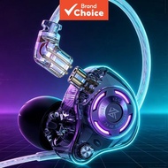 KZ Gale Earphones Gaming Earbuds HiFi Headphones IEM Wide Frequency Response Headsets Dual With Mic 