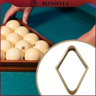 SONONIA Billiard Pool Ball Rack 9 Ball Diamond Smooth Pool Table Accessory Positioning Frame for Tra